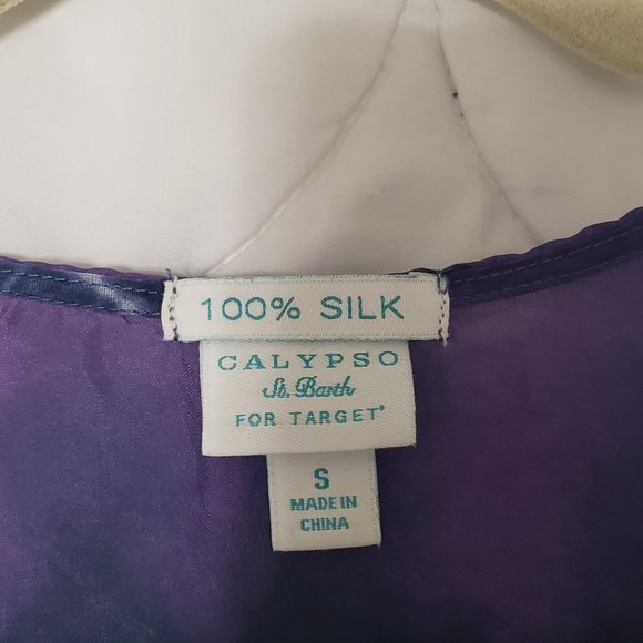 100% silk top - Picture 3 of 3